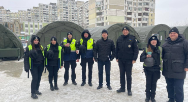 Курсанти НАВС долучилися до забезпечення порядку та допомоги на пунктах незламності