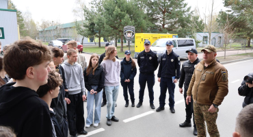 У навчально-науковому інституті поліцейської діяльності НАВС відбувся день відкритих дверей