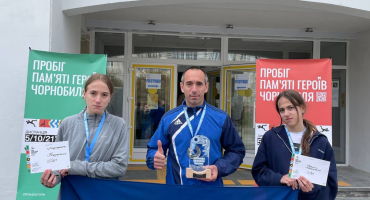 Представник НАВС – серед призерів: у Славутичі відбувся благодійний пробіг пам’яті героїв Чорнобиля