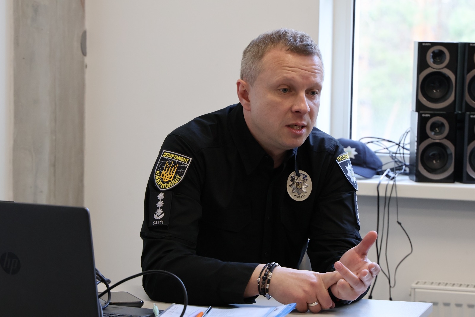 Зустріч курсантів наукового гуртка «Детектив» з працівником Департаменту кіберполіції НПУ