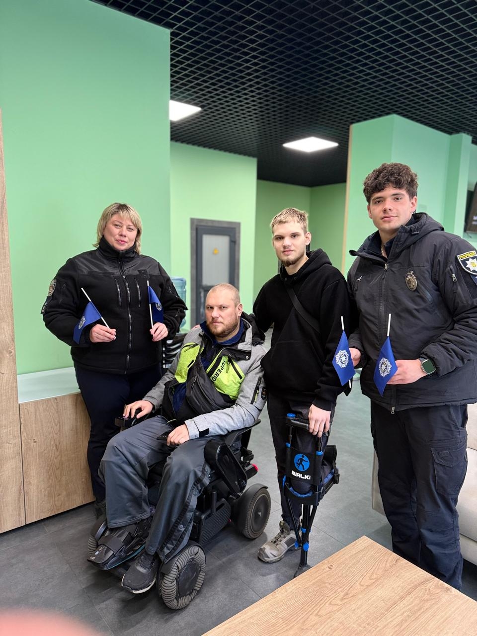Курсанти і працівники НАВС  відвідали поранених поліцейських в ДУ «Головний медичний клінічний центр МВС України»