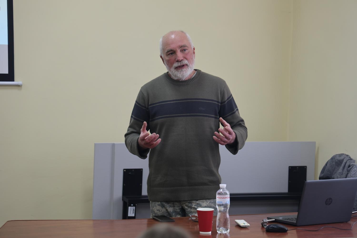 Від Чорнобиля до Фукусіми: студенти ННІПП НАВС поспілкувалися з ліквідатором і науковцем Сергієм Мирним