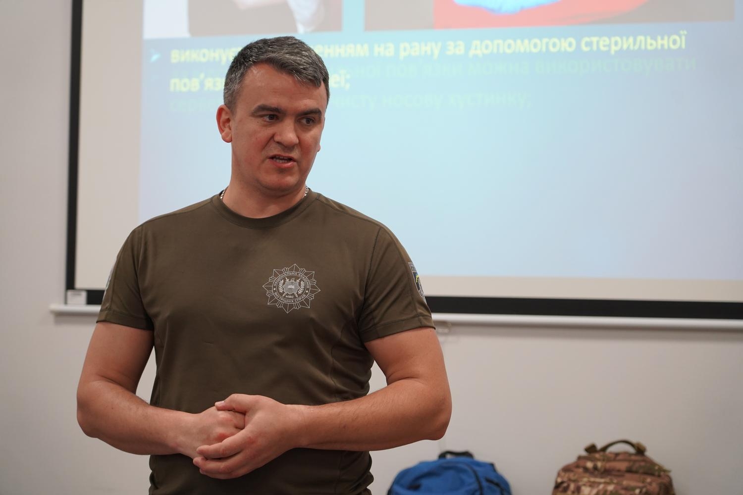 Здобувачі вищої освіти НАВС опанували алгоритми надання допомоги в разі масивної кровотечі