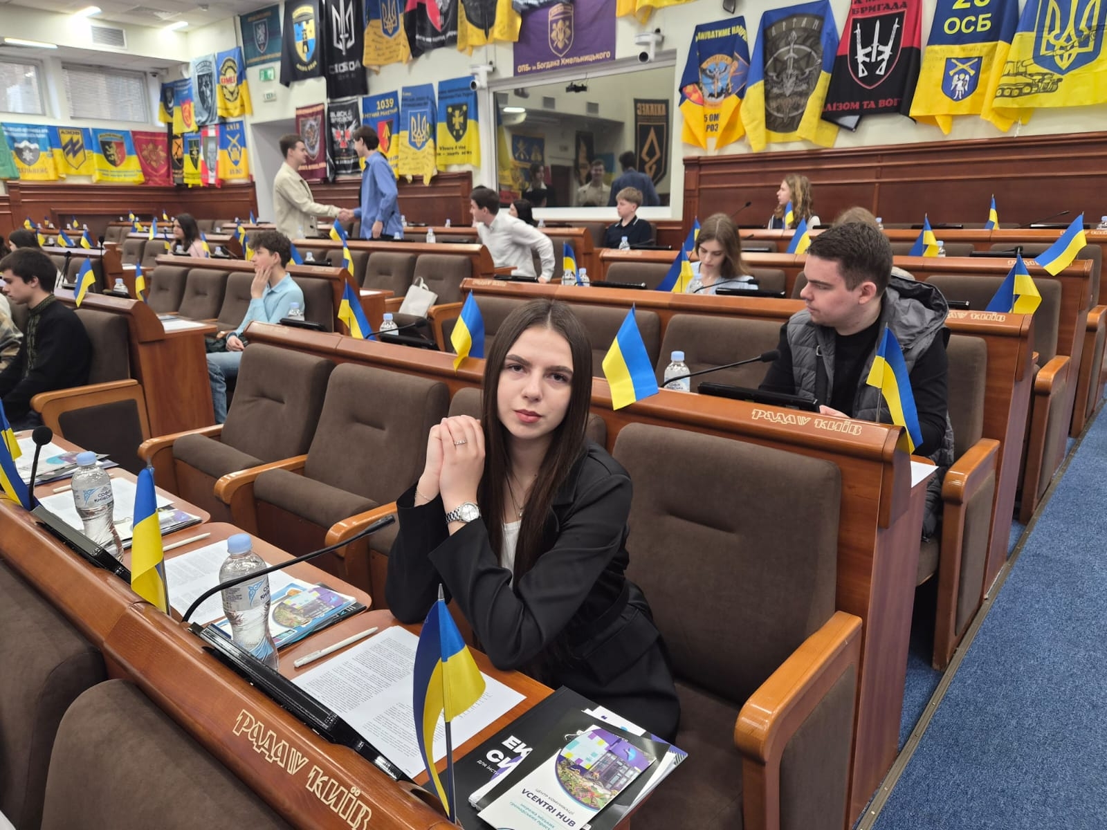 Євроінтеграційні вихідні: голова Ради молодих вчених  і представниця студентського самоврядування ННІПП відвідали Київську міську раду