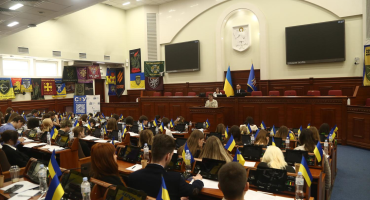 Євроінтеграційні вихідні: голова Ради молодих вчених  і представниця студентського самоврядування ННІПП відвідали Київську міську раду