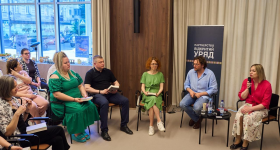 Інформаційний фронт: експерти НАВС обговорювали кейси державної стійкості разом із британським дослідником Пітером Померанцевим