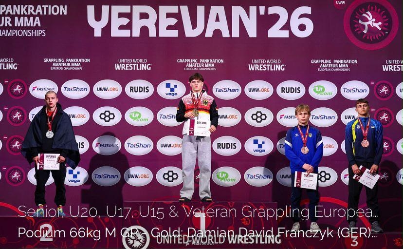 Здобувач вищої освіти НАВС став бронзовим призером Чемпіонату Європи з греплінгу