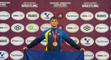 Здобувач вищої освіти НАВС став бронзовим призером Чемпіонату Європи з греплінгу