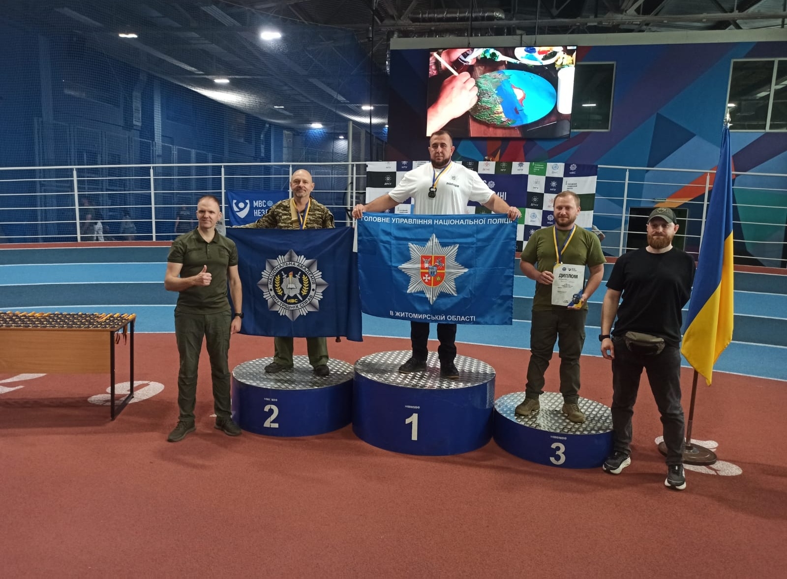 Представники академії – чемпіони та призери відкритого Кубка МВС України з гирьового спорту