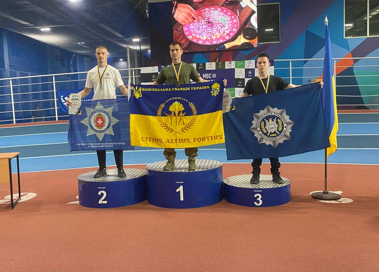 Представники академії – чемпіони та призери відкритого Кубка МВС України з гирьового спорту