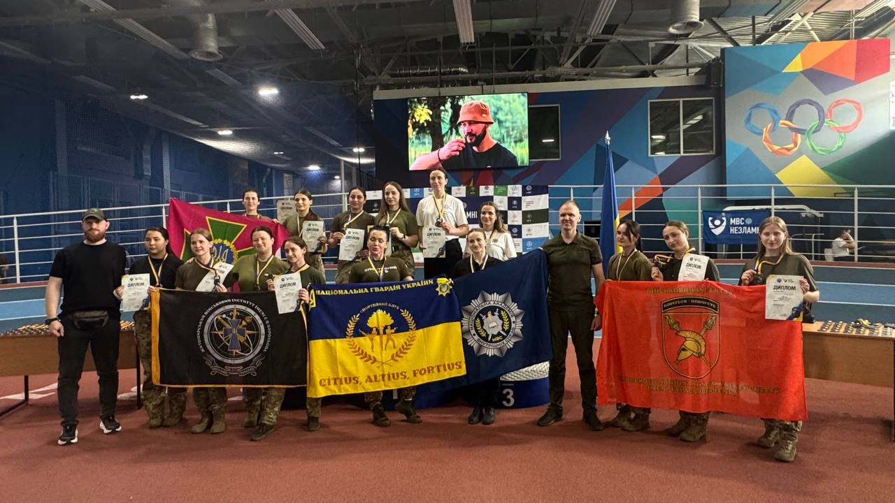 Представники академії – чемпіони та призери відкритого Кубка МВС України з гирьового спорту