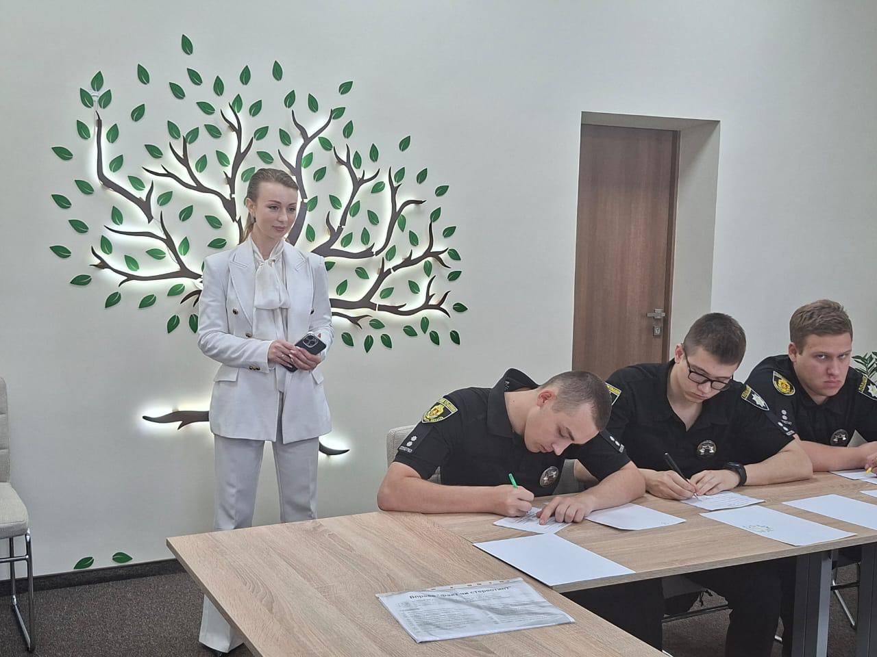 Психологічна підготовка майбутніх офіцерів: у ННІПО провели серію тренінгів