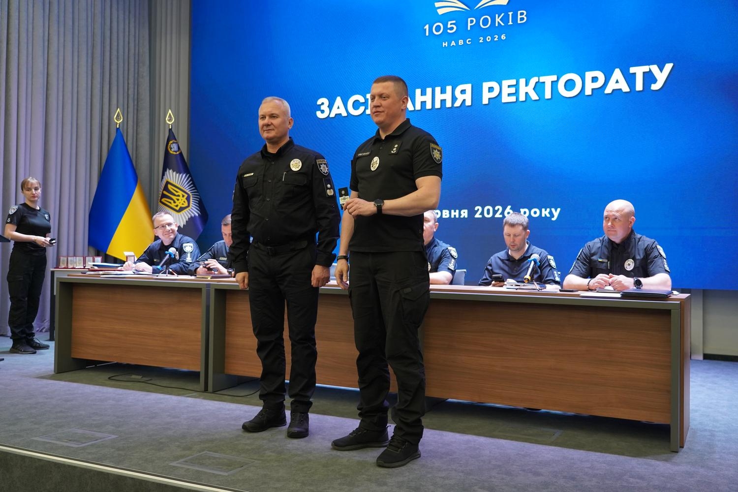 На ректораті НАВС відзначено працівників академії з нагоди 105-річчя закладу