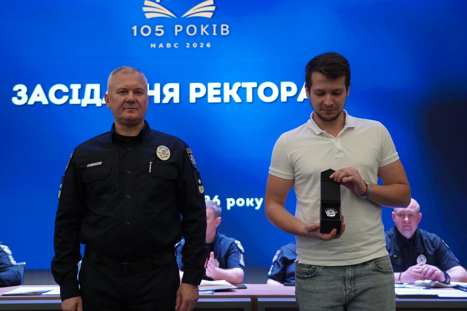 На ректораті НАВС відзначено працівників академії з нагоди 105-річчя закладу