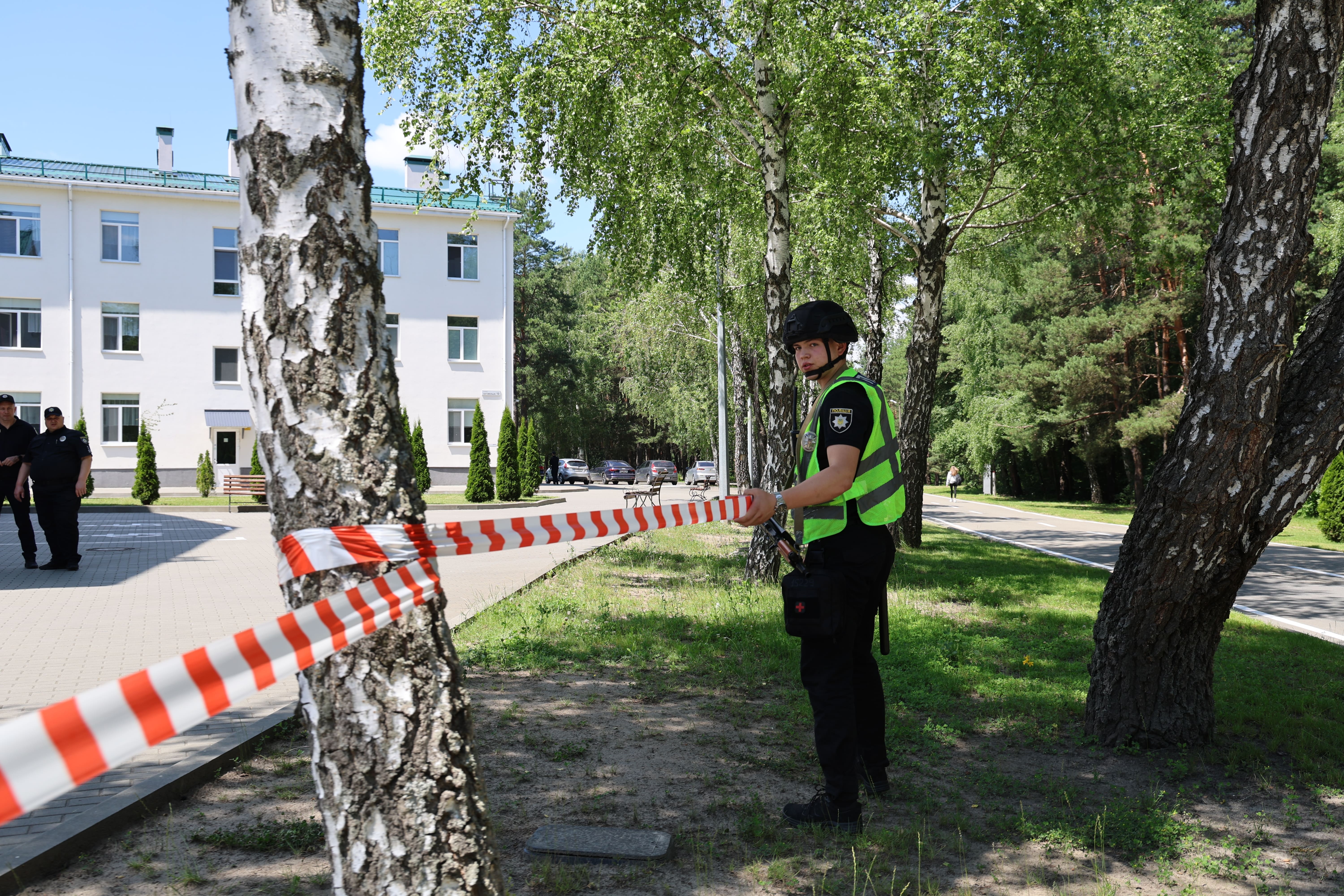 У Національній академії внутрішніх справ провели масштабні тактичні навчання