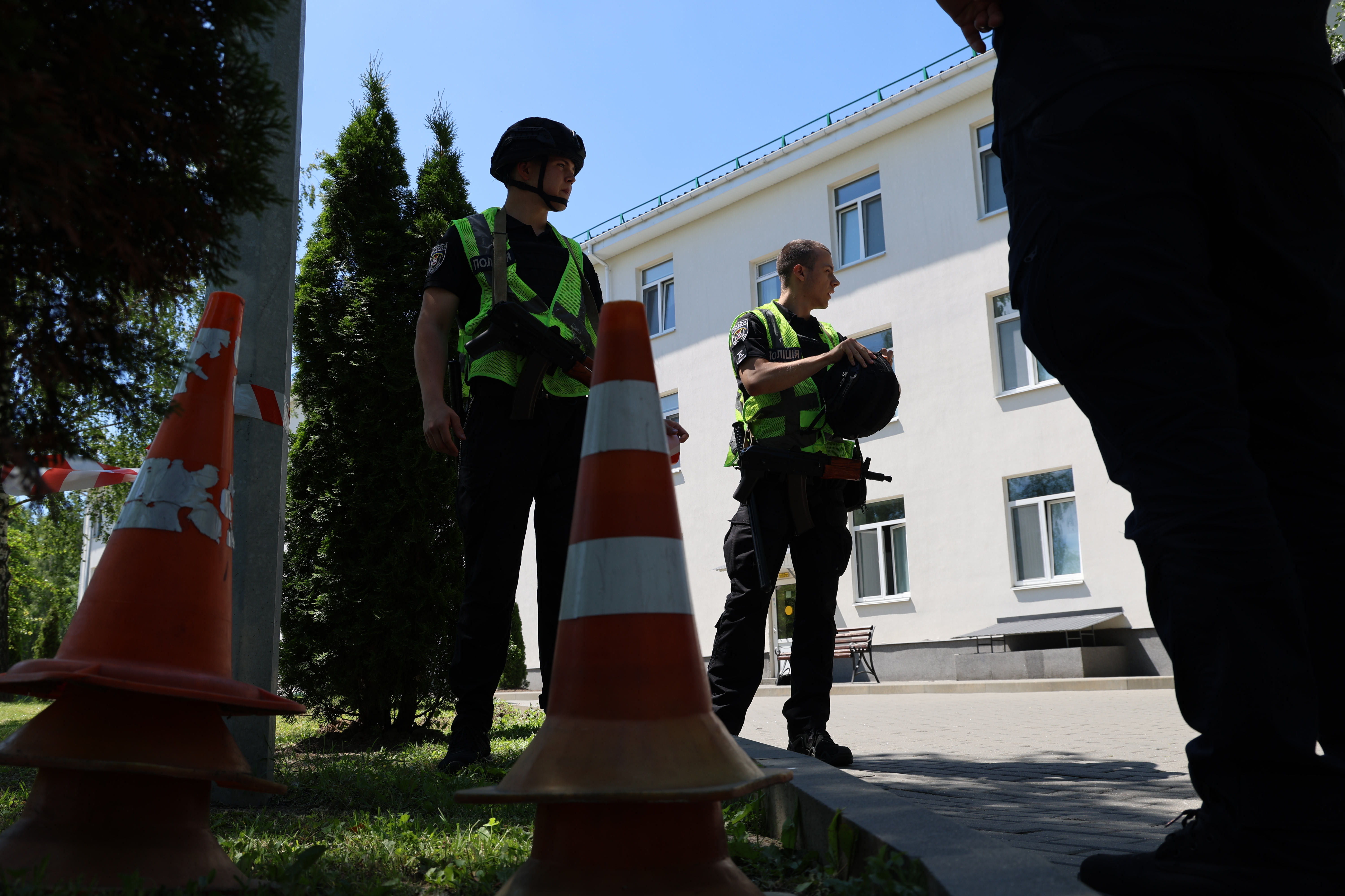 У Національній академії внутрішніх справ провели масштабні тактичні навчання