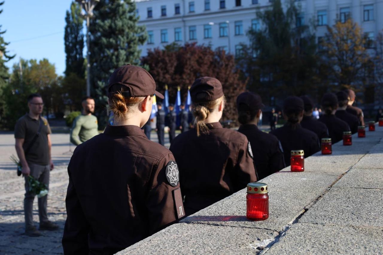 У НАВС віддали шану захисникам України, які загинули за її незалежність (Відео)