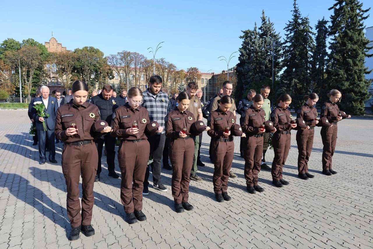 У НАВС віддали шану захисникам України, які загинули за її незалежність (Відео)