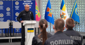 В НАВС відбулося закриття табірного збору першокурсників