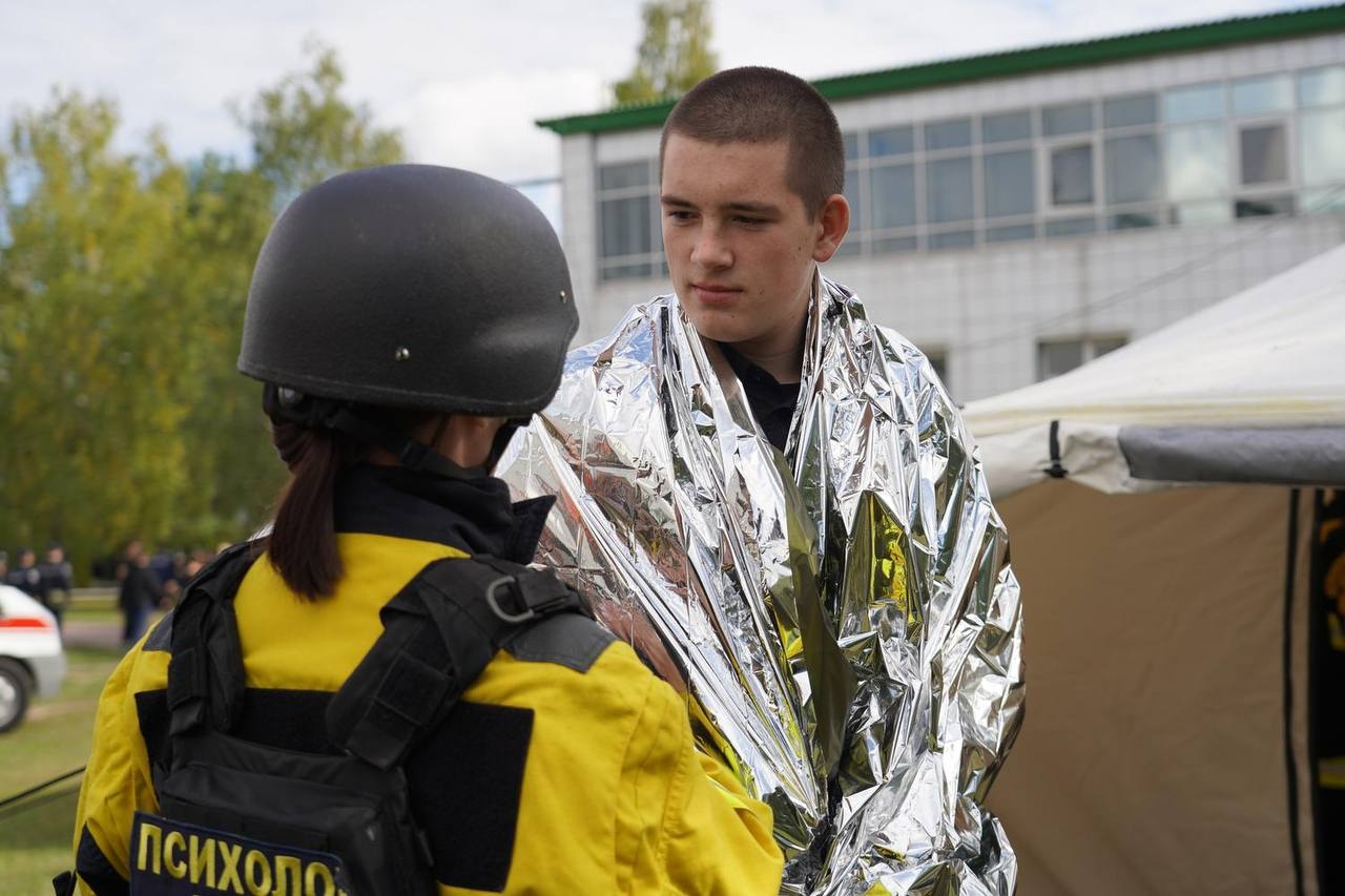 У НАВС спільно з ДСНС відпрацьовували захист під час обстрілів