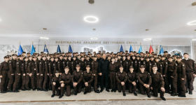 Першокурсники Київського ліцею МВС виголосили Клятву ліцеїста