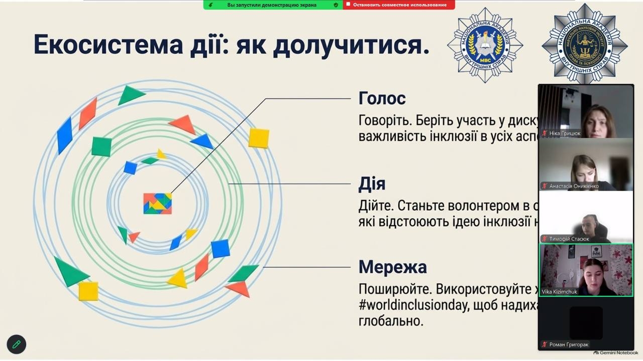 Мистецтво цінувати відмінності: цифровий лекторій до Всесвітнього дня інклюзивності
