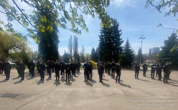 Особовий склад Національної академії внутрішніх справ традиційно долучається до проведення додаткової практичної підготовки з охорони публічного порядку під час Великодніх свят