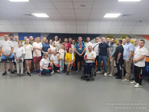Представники НАВС — переможці Відкритого чемпіонату Київщини з настільного тенісу серед ветеранів війни