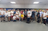 Представники НАВС — переможці Відкритого чемпіонату Київщини з настільного тенісу серед ветеранів війни Фото