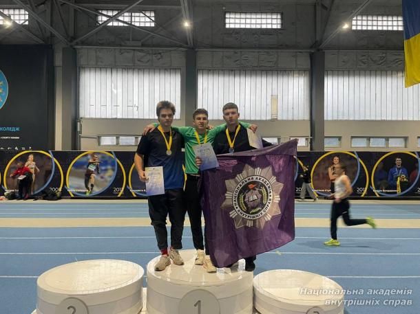 Юні легкоатлети НАВС успішно стартували в зимовому сезоні 