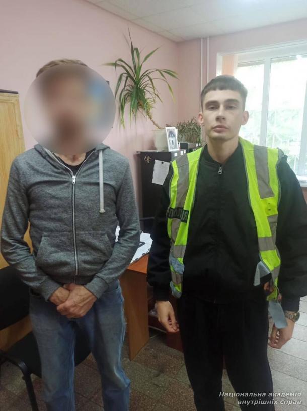 Курсант НАВС - майбутній оперативник продемонстрував професіоналізм під час практики: затримано злочинця