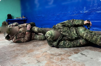 Фінальні відпрацювання з тактичної медицини для поліцейських зведеного загону Луганщини Фото