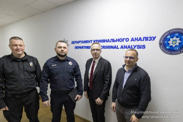 Зустріч з міжнародним експертом Джеррі Реткліффом у Департаменті кримінального аналізу Національної поліції України