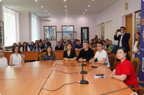 Зустріч студентів із представницею Проєкту Ради Європи в Україні «HELP» Фото