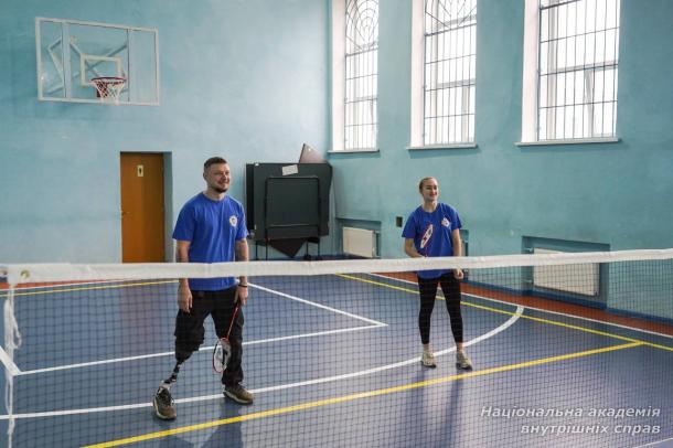 У Національній академії внутрішніх справ розпочала роботу секція з бадмінтону