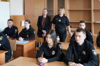 Ювенальна поліція Києва провела лекцію для курсантів НАВС з протидії булінгу Фото