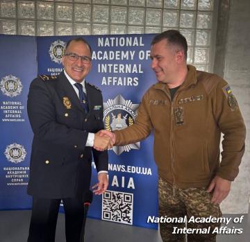 Visit of the Spanish National Police Liaison Officer to the National Academy of Internal Affairs