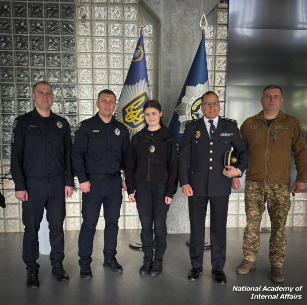 Visit of the Spanish National Police Liaison Officer to the National Academy of Internal Affairs