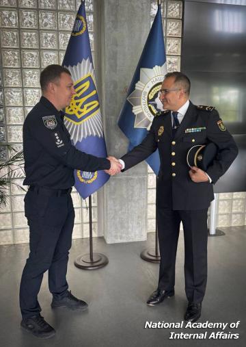 Visit of the Spanish National Police Liaison Officer to the National Academy of Internal Affairs