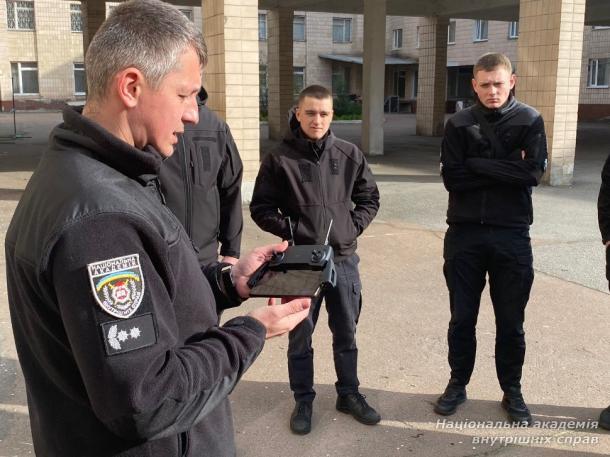 Спільно з ГСУ НПУ в академії проведено практичні заняття з управління БПЛА, домедичної підготовки й мінної безпеки