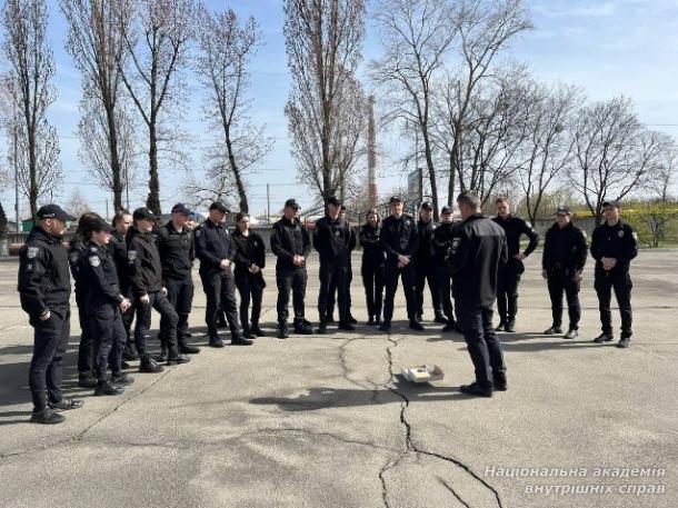 Спільно з ГСУ НПУ в академії проведено практичні заняття з управління БПЛА, домедичної підготовки й мінної безпеки