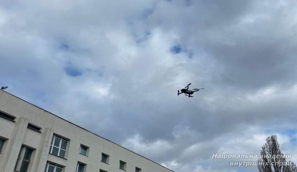 Спільно з ГСУ НПУ в академії проведено практичні заняття з управління БПЛА, домедичної підготовки й мінної безпеки