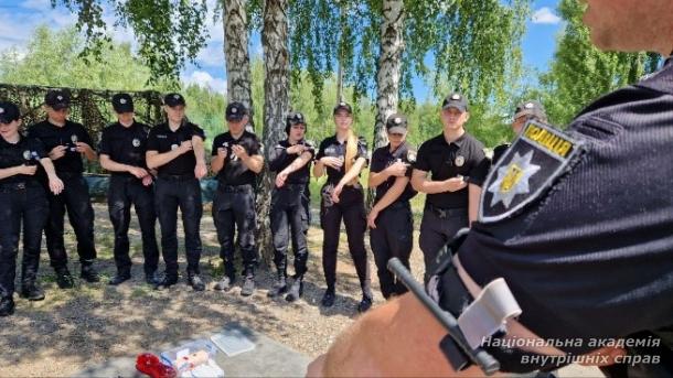 Спільно з ГСУ НПУ в академії проведено практичні заняття з управління БПЛА, домедичної підготовки й мінної безпеки