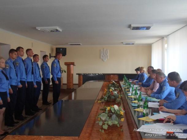 Ректор НАВС взяв участь у розподілі курсантів випускного курсу