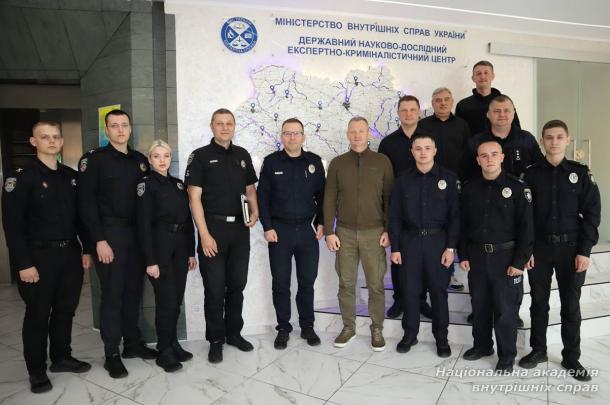 Практична підготовка курсантів НАВС на базі Експертної служби МВС України
