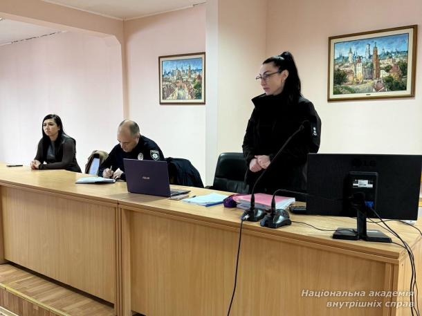 Дисциплінарна відповідальність у дії: бінарне заняття з практичним акцентом для курсантів НАВС