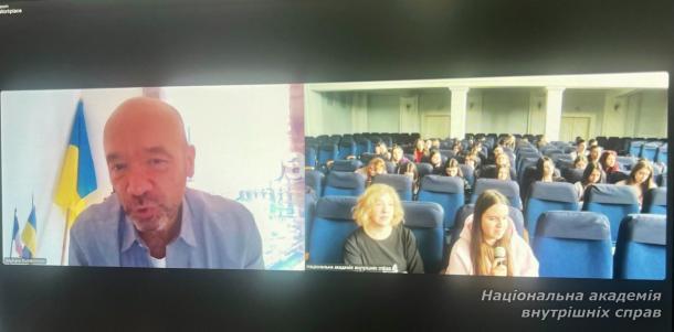 Зустріч студентів НАВС із відомим французьким адвокатом Стефаном Дуніковським