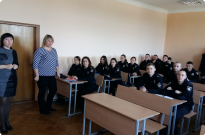 Обмін досвідом з майбутніми слідчими Фото