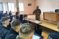 Зустріч з учасником бойових дій та реабілітологом 63-ї окремої механізованої бригади Фото