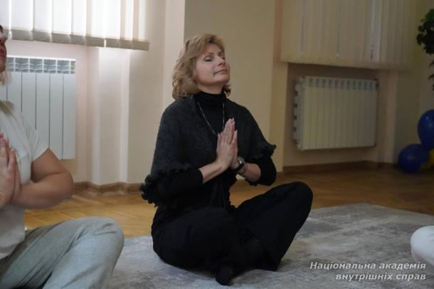 Четвертий день тижня психічного здоров’я в НАВС: йога-терапія як шлях до внутрішньої сили